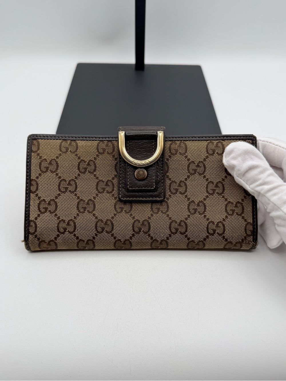 Gucci Long Monogram Wallet